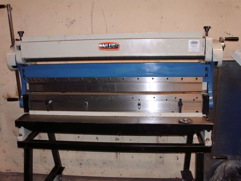 sheet metal 3in1 shear brake roller table 4x4 and